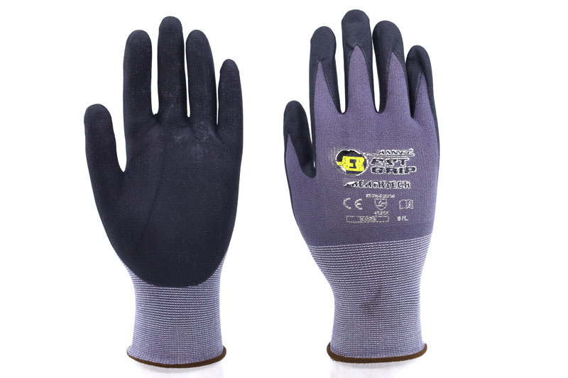 Micro-foamad nitrilbelagd handske